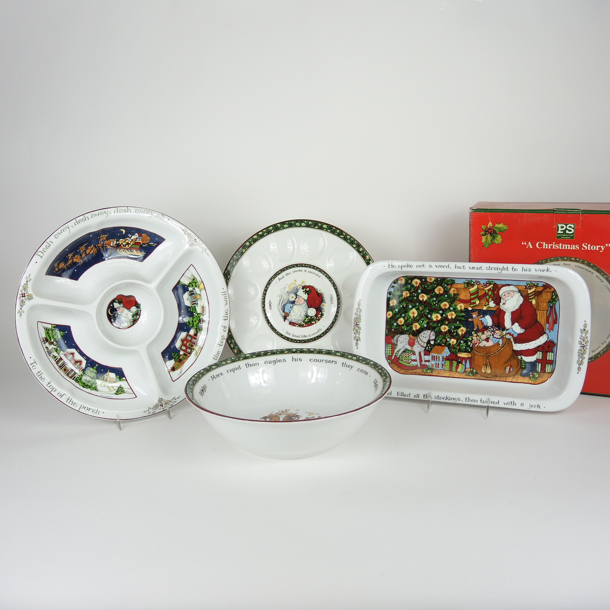 Susan Winget Christmas Story Tableware by Portman Studio