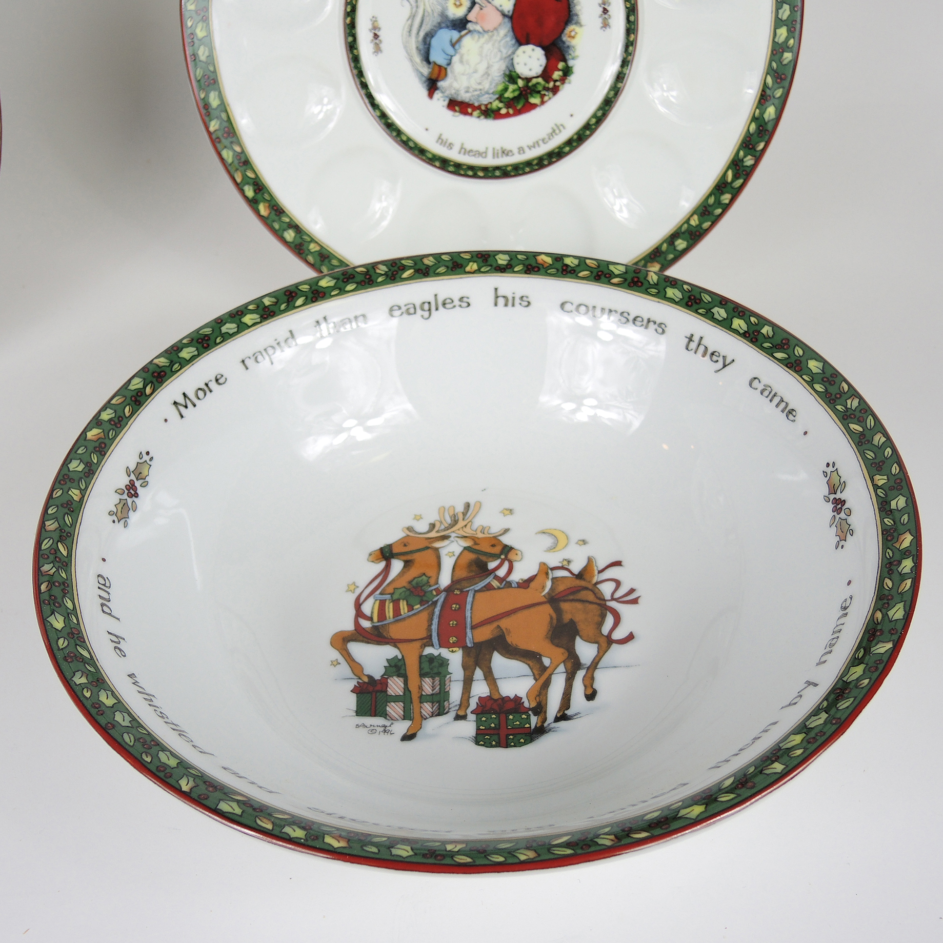 Susan Winget Christmas Story Tableware by Portman Studio