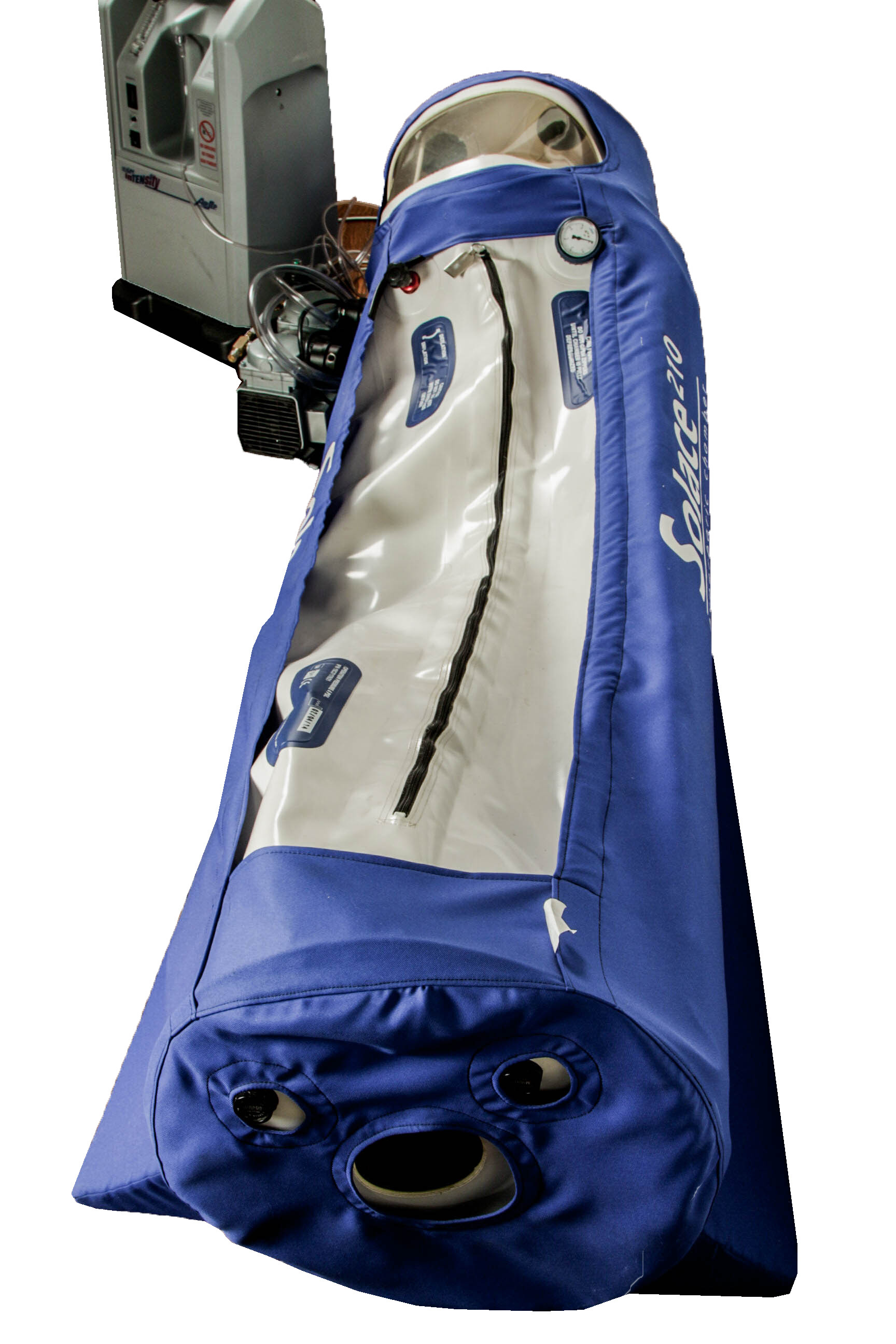 Solace 210 Hyperbaric Chamber and New Life Intensity Air Concentrator