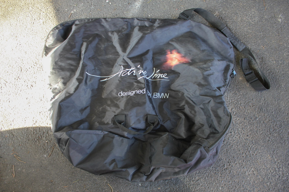 Black Foldable BMW Road Bike