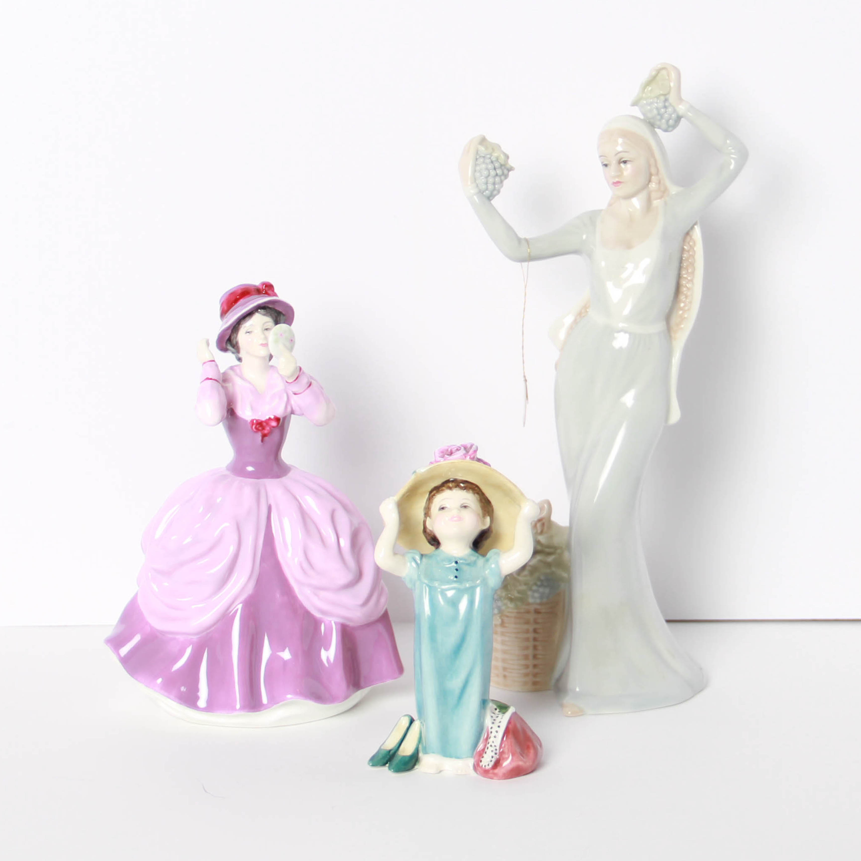 Grouping of Royal Doulton Bone China Figurines