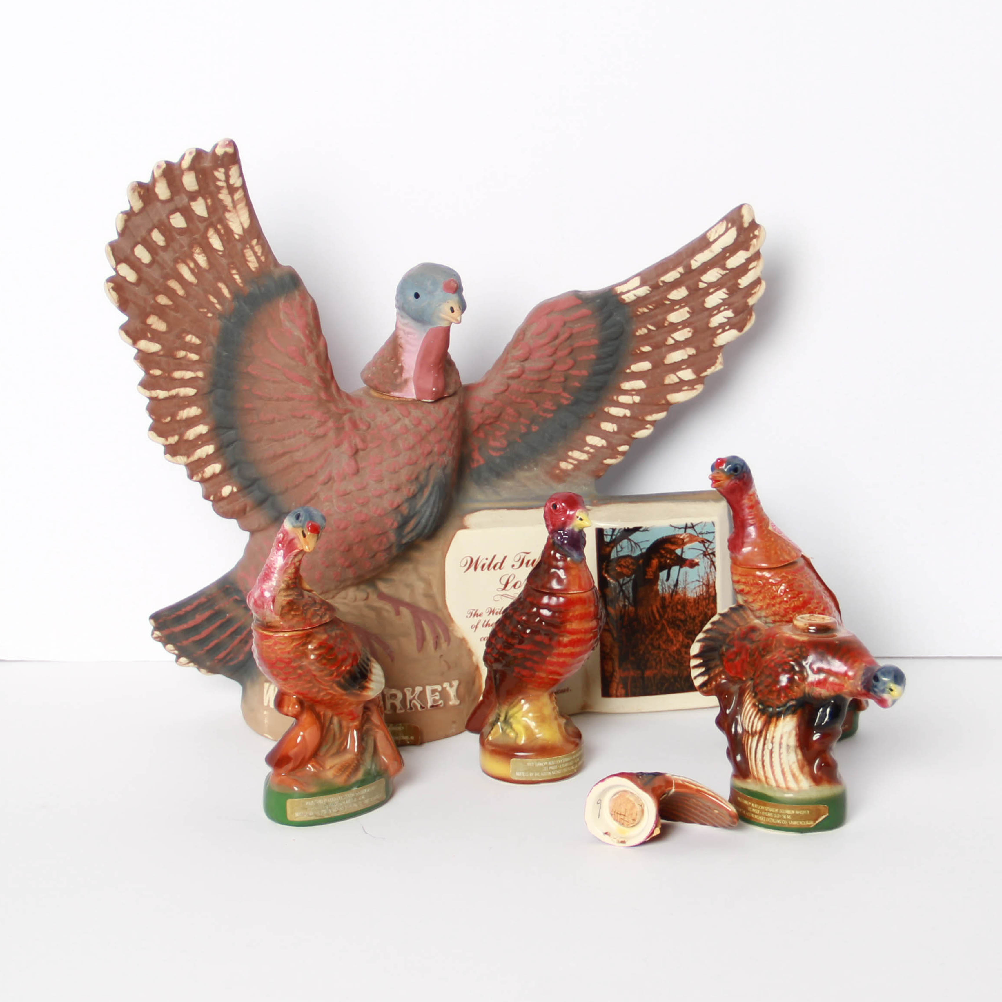 Vintage Wild Turkey Decanters by Austin Nichols