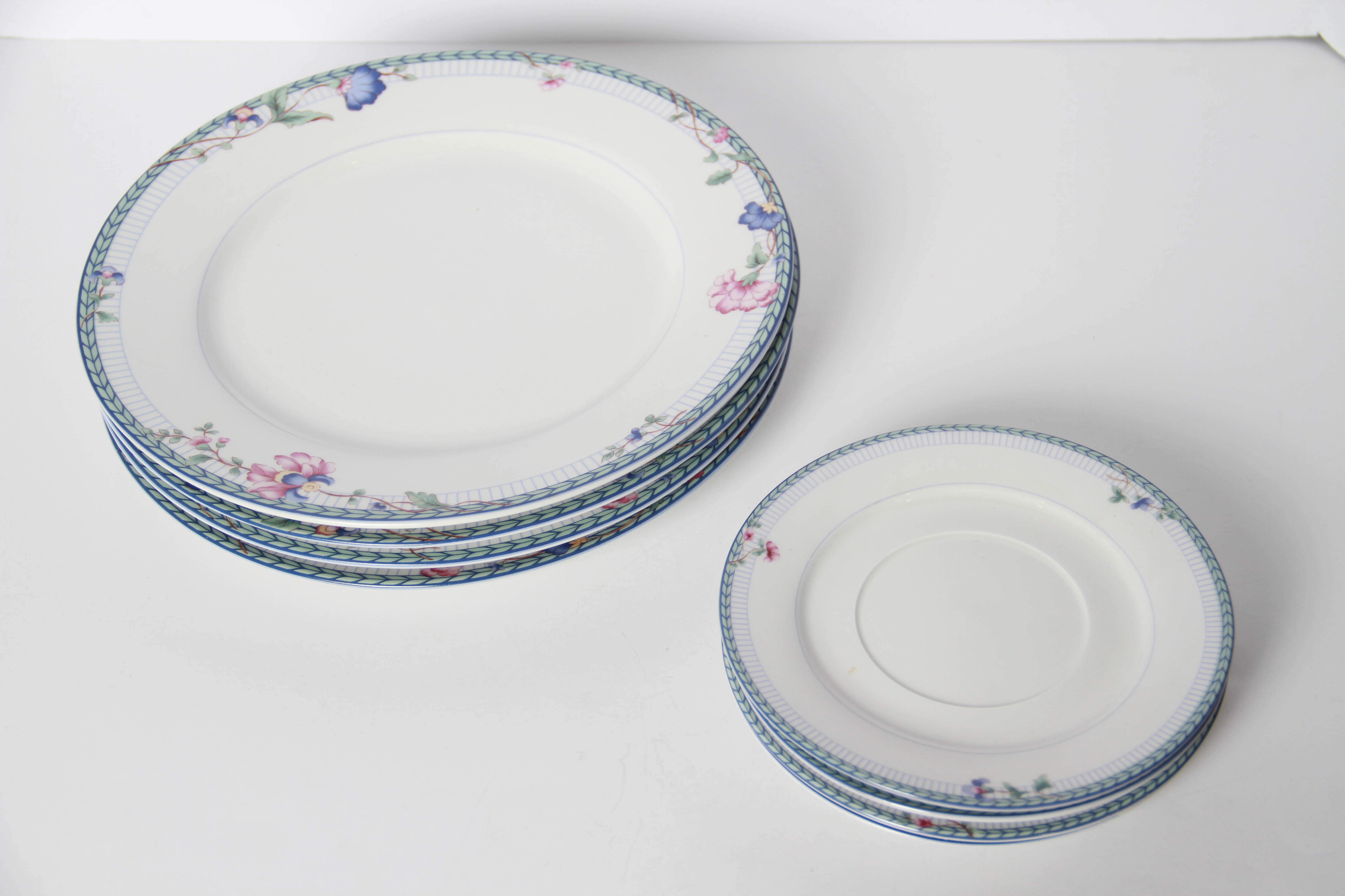 Oneida "Blue Lattice" China