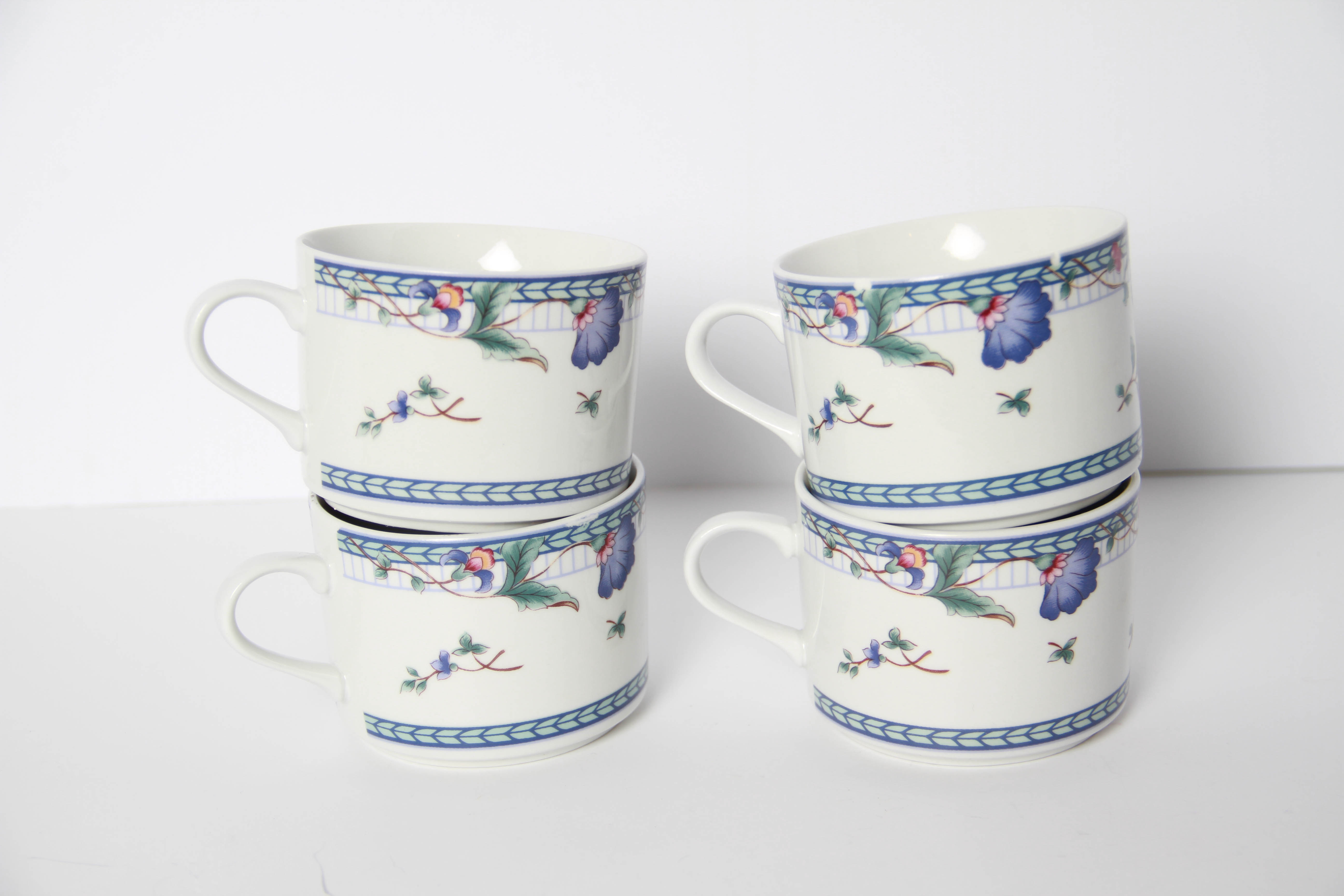 Oneida "Blue Lattice" China