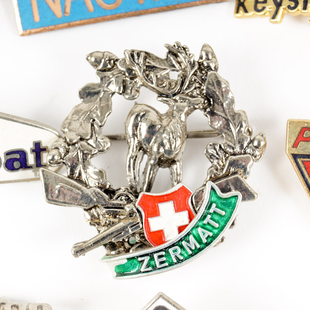 Collection of Ski Resort Pins