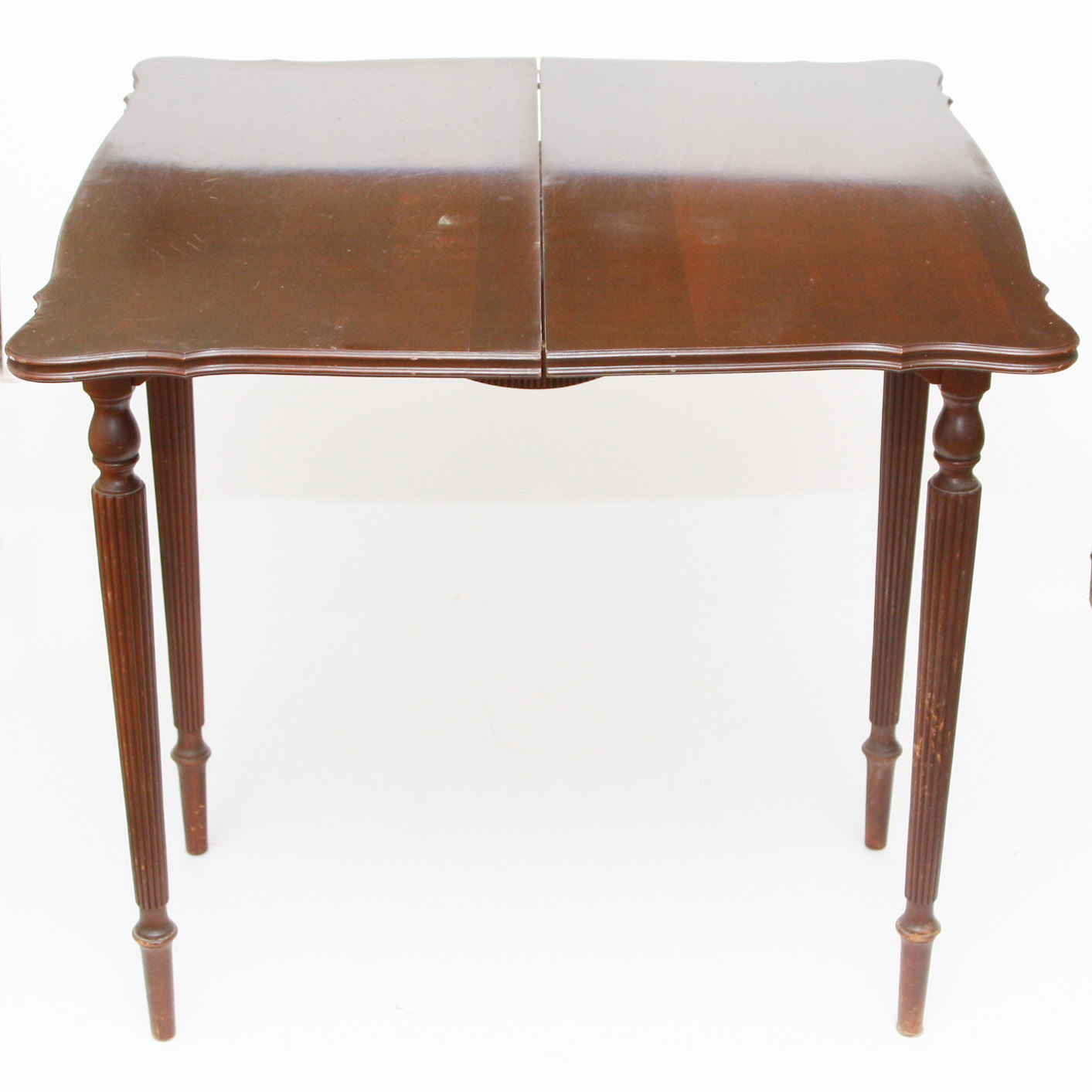 Vintage Sheraton Style Flip-Top Games Table