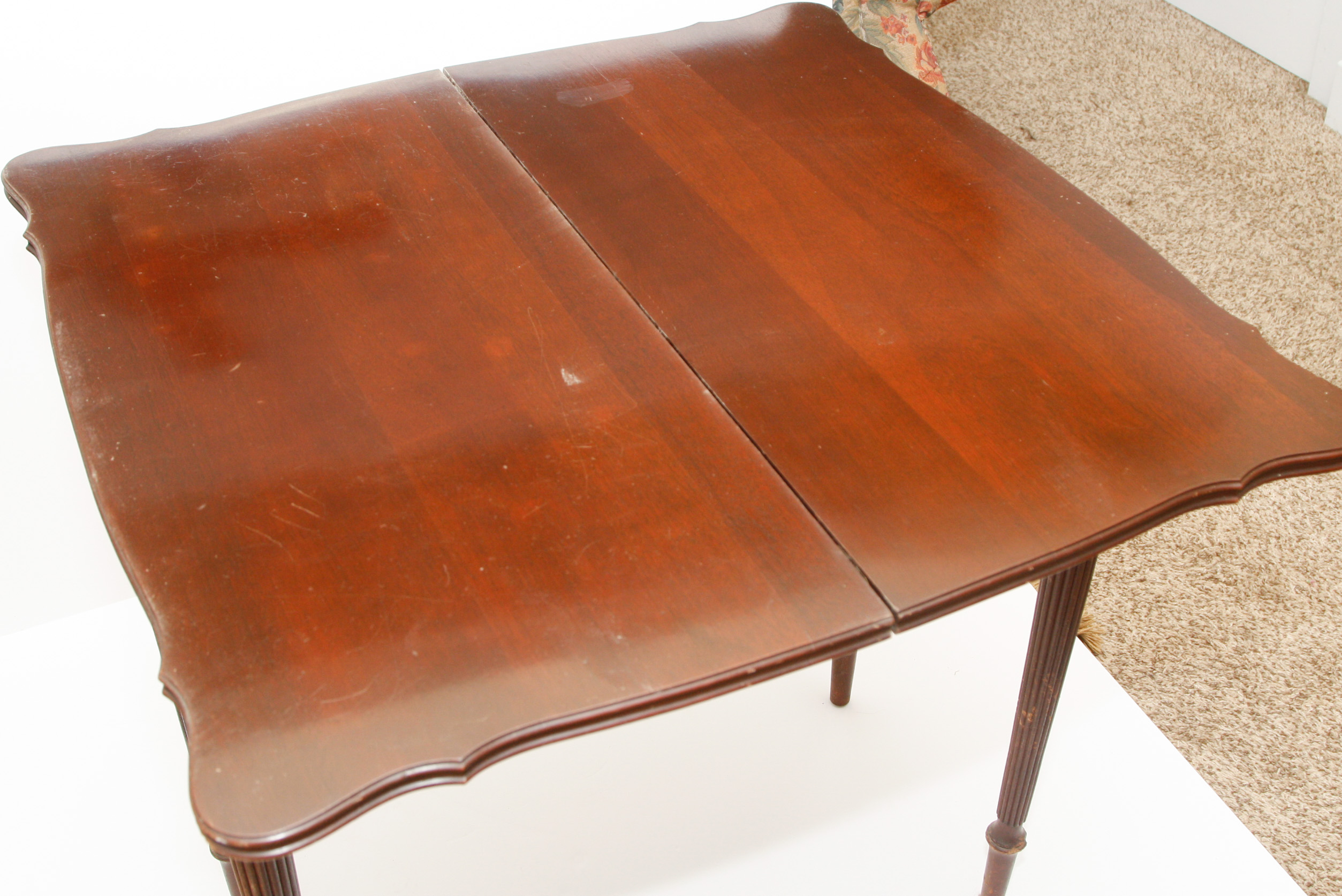 Vintage Sheraton Style Flip-Top Games Table