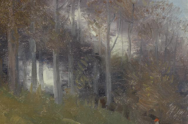 L. Stephano Original Pastoral Oil Painting on Canvas