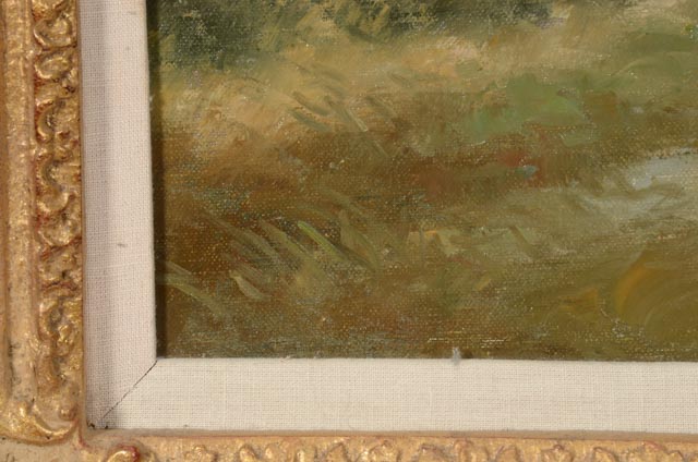 L. Stephano Original Pastoral Oil Painting on Canvas