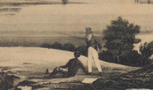 Two Vintage Collotypes after Antique Aquatint Etchings of New York