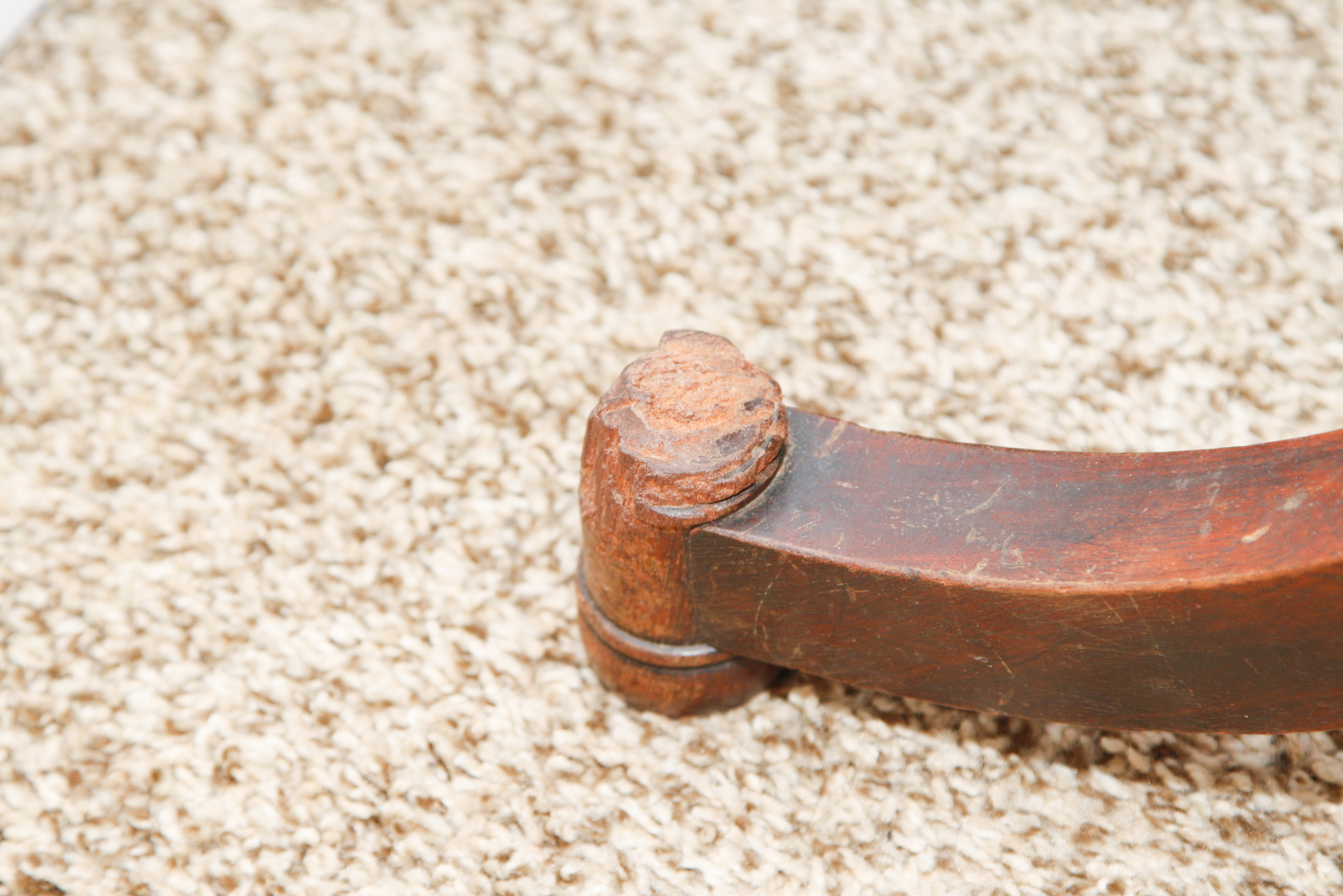 Vintage Federal Style Coffee Table With Built-In Humidor