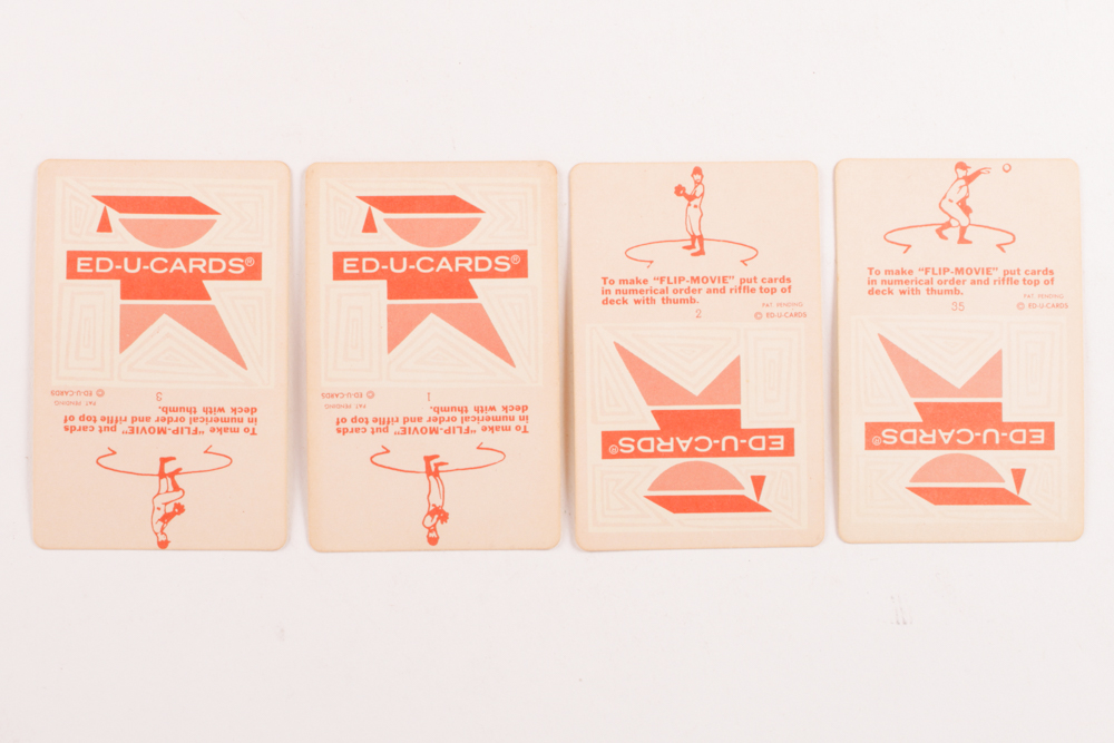 1950's Educational Cards, Baseball and Donald Duck