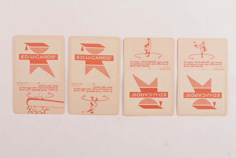 1950's Educational Cards, Baseball and Donald Duck