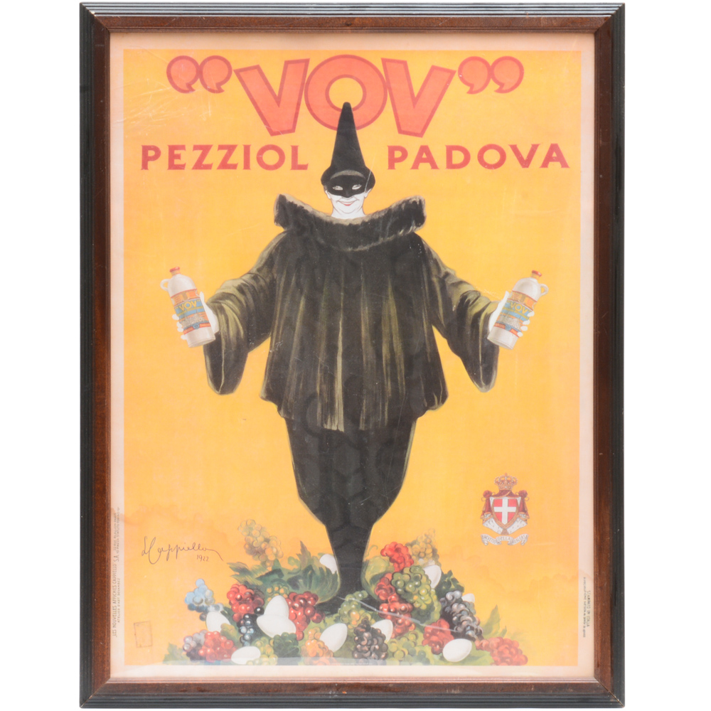 Large Offset Lithograph Poster of VOV