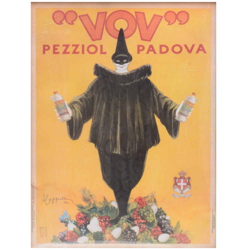 Large Offset Lithograph Poster of VOV