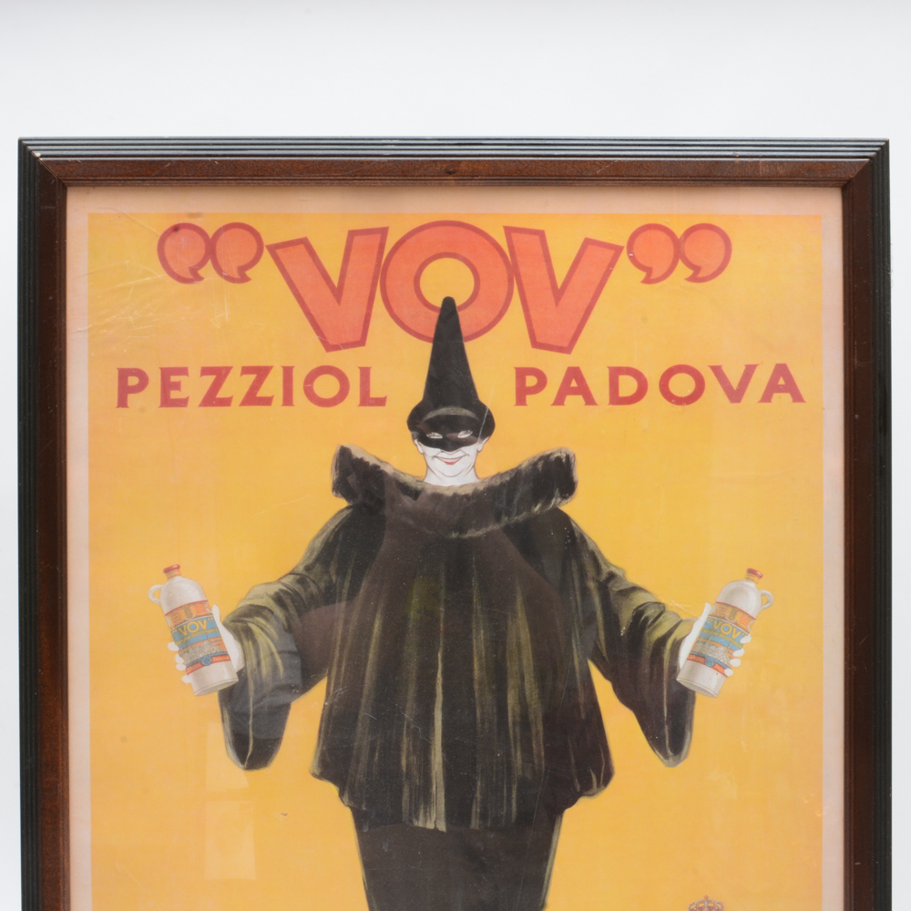 Large Offset Lithograph Poster of VOV