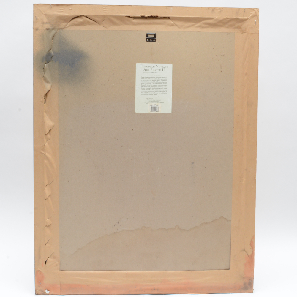 Large Offset Lithograph Poster of VOV