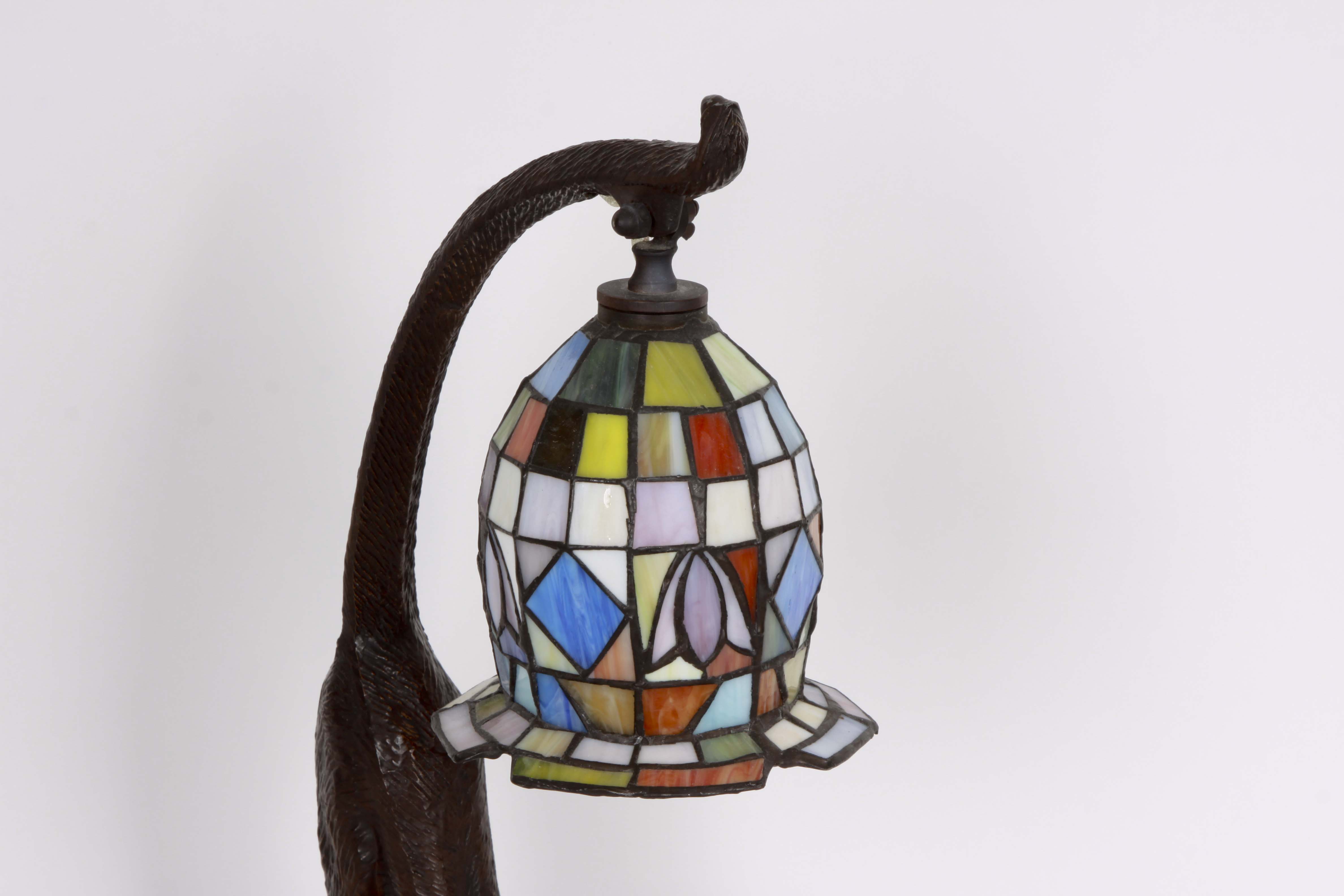 Tiffany Style Cat Lamp