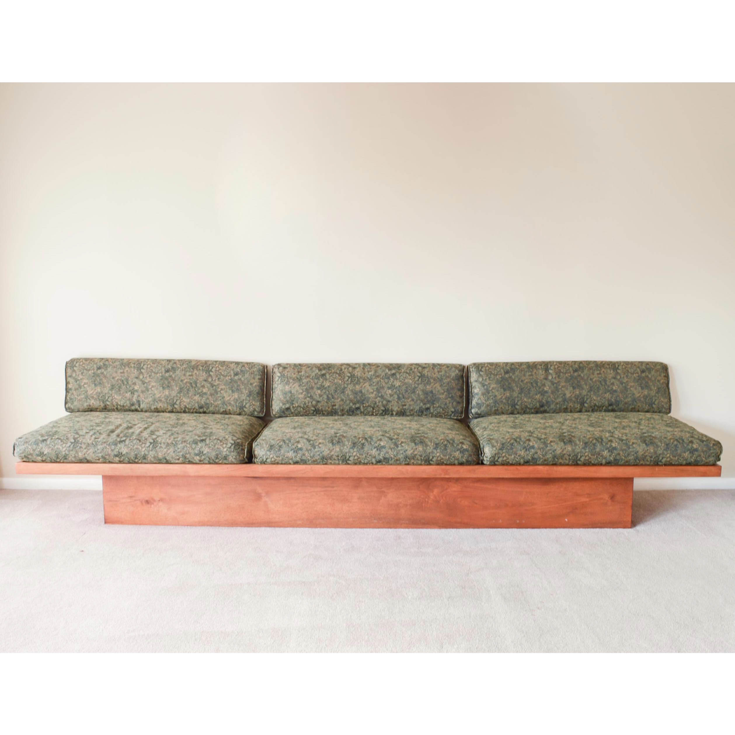 Mid Century Modern Platform Sofa by Otmar