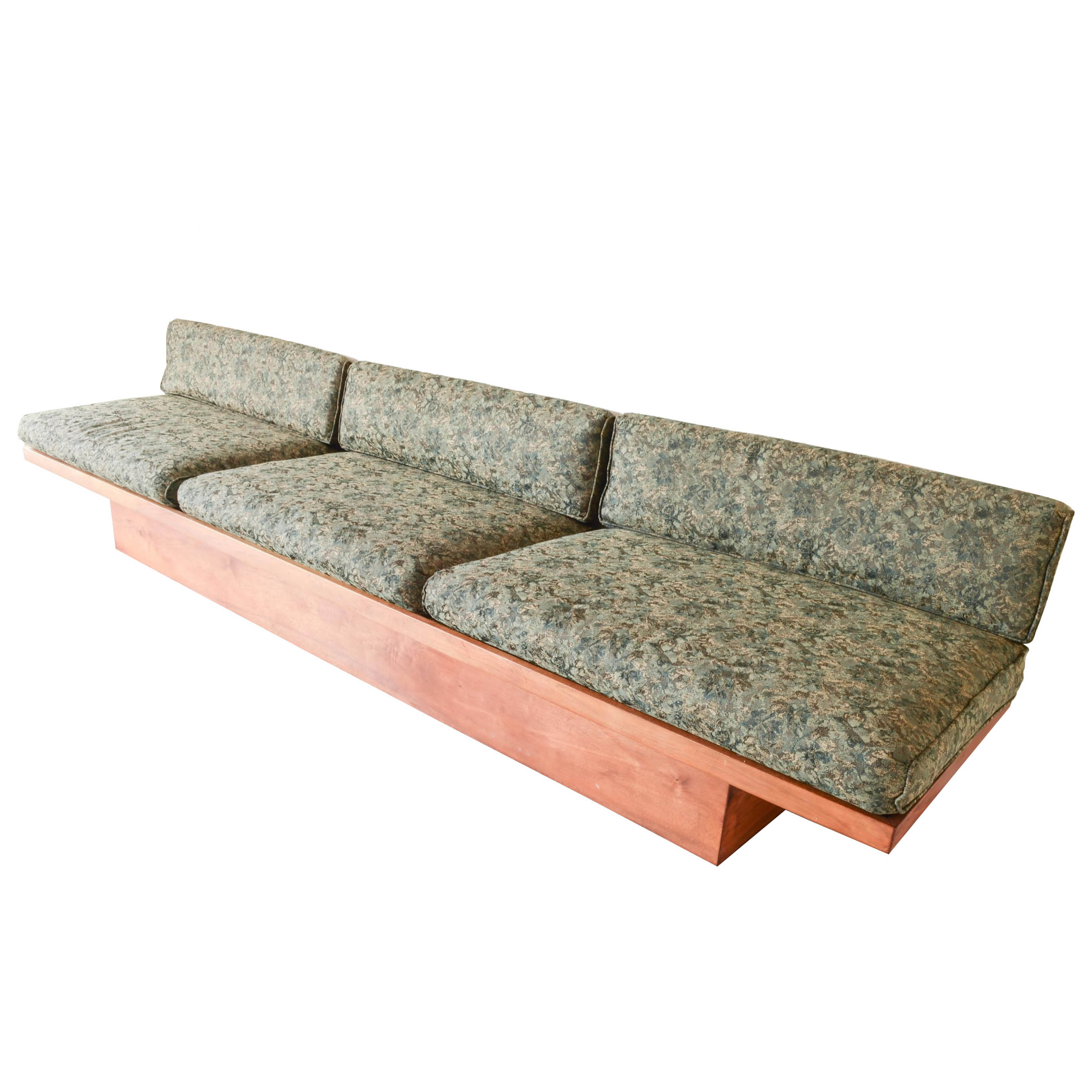 Mid Century Modern Platform Sofa by Otmar