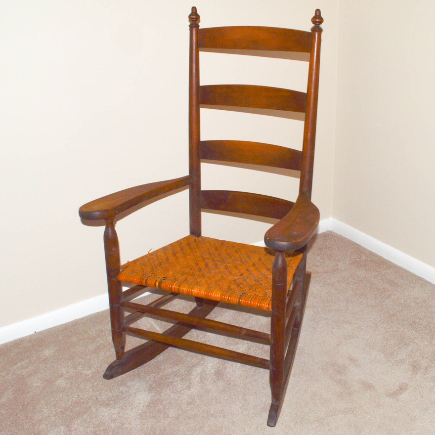 Ladder-Back Rocking Chair