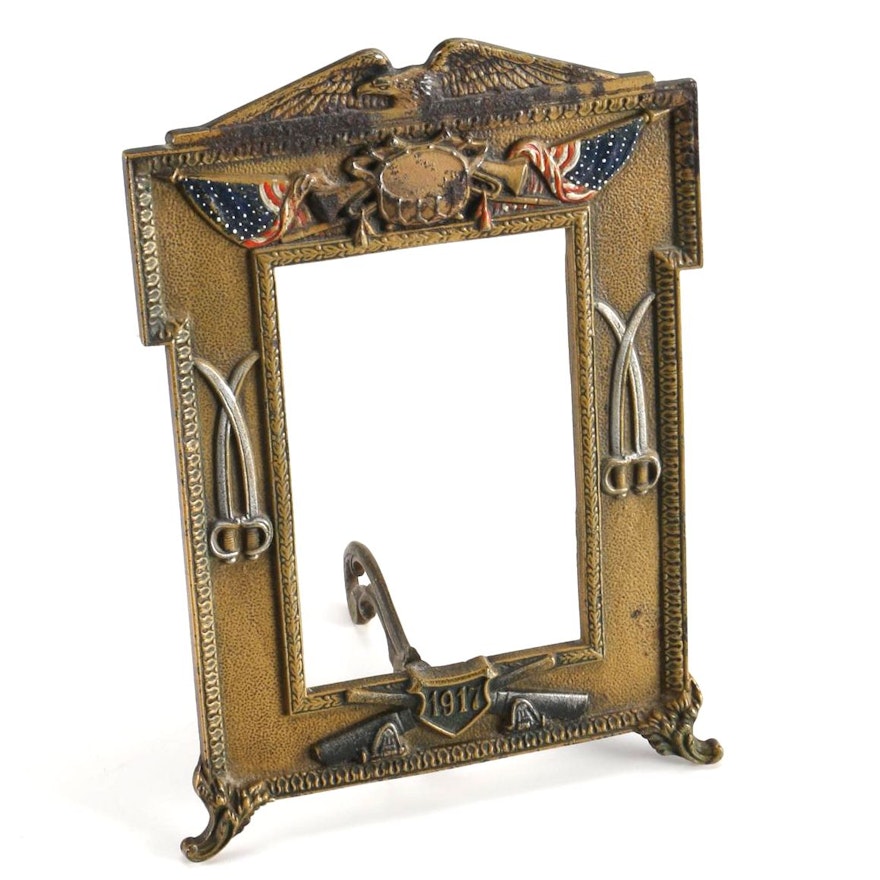 Early 20th Century Patriotic Picture Frame