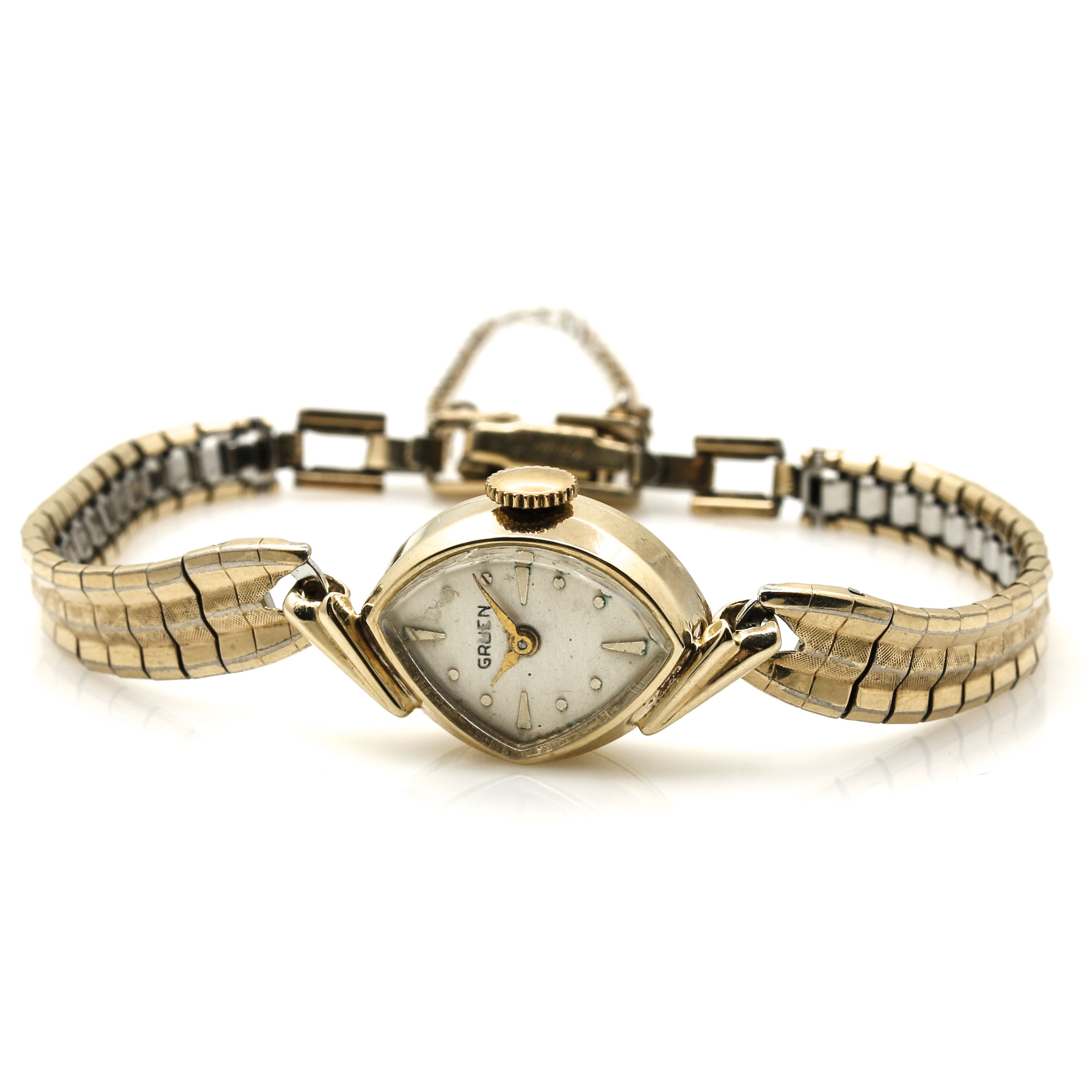 14K Yellow Gold Gruen Watch