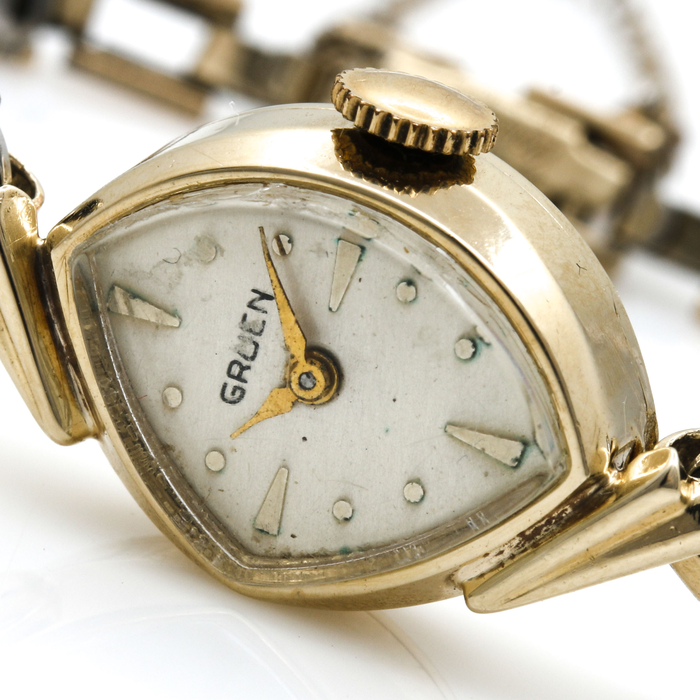 14K Yellow Gold Gruen Watch