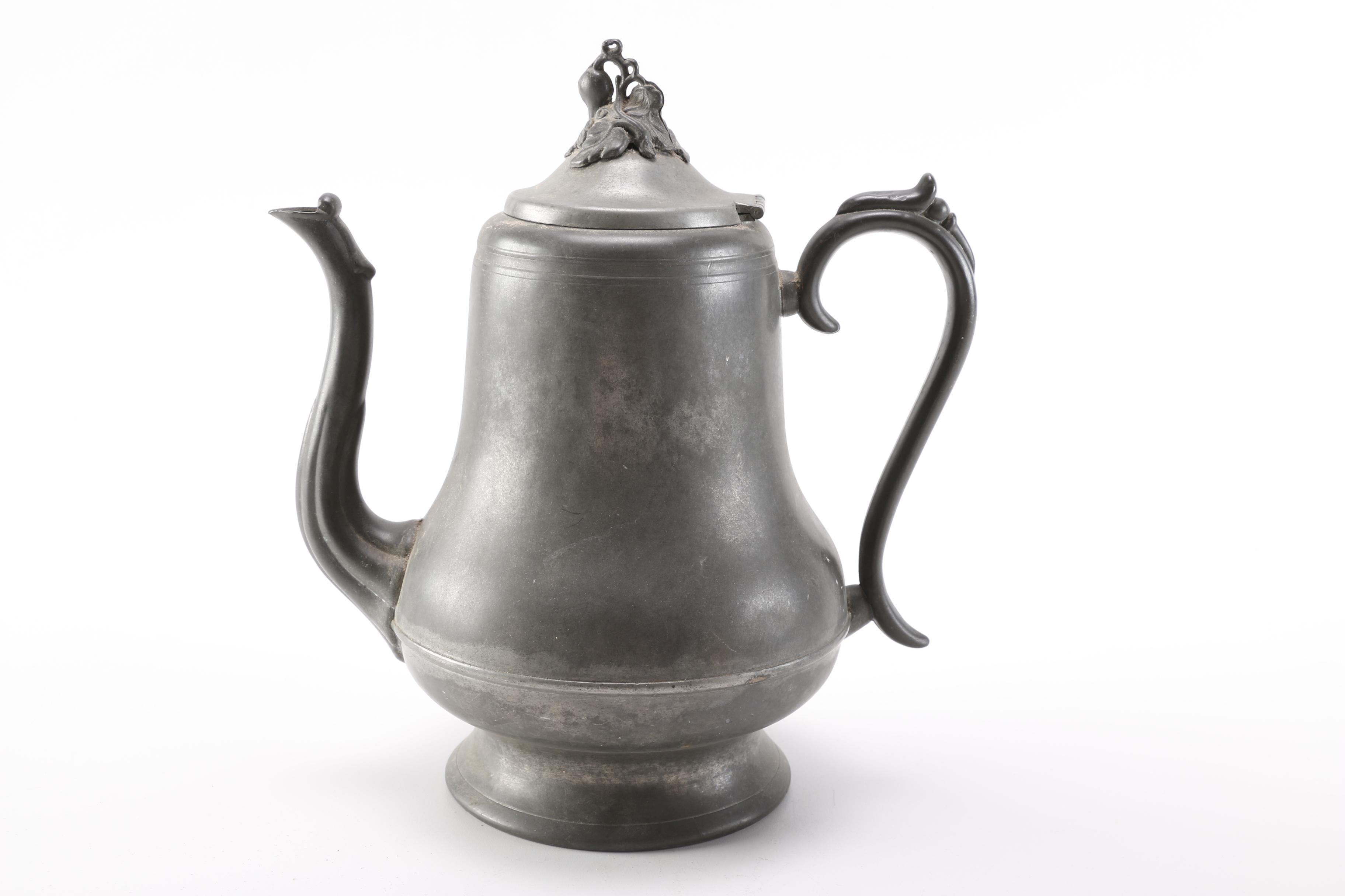 Vintage Aluminum Pitchers and Coffee Pots Including Sunburst and Morey & Ober