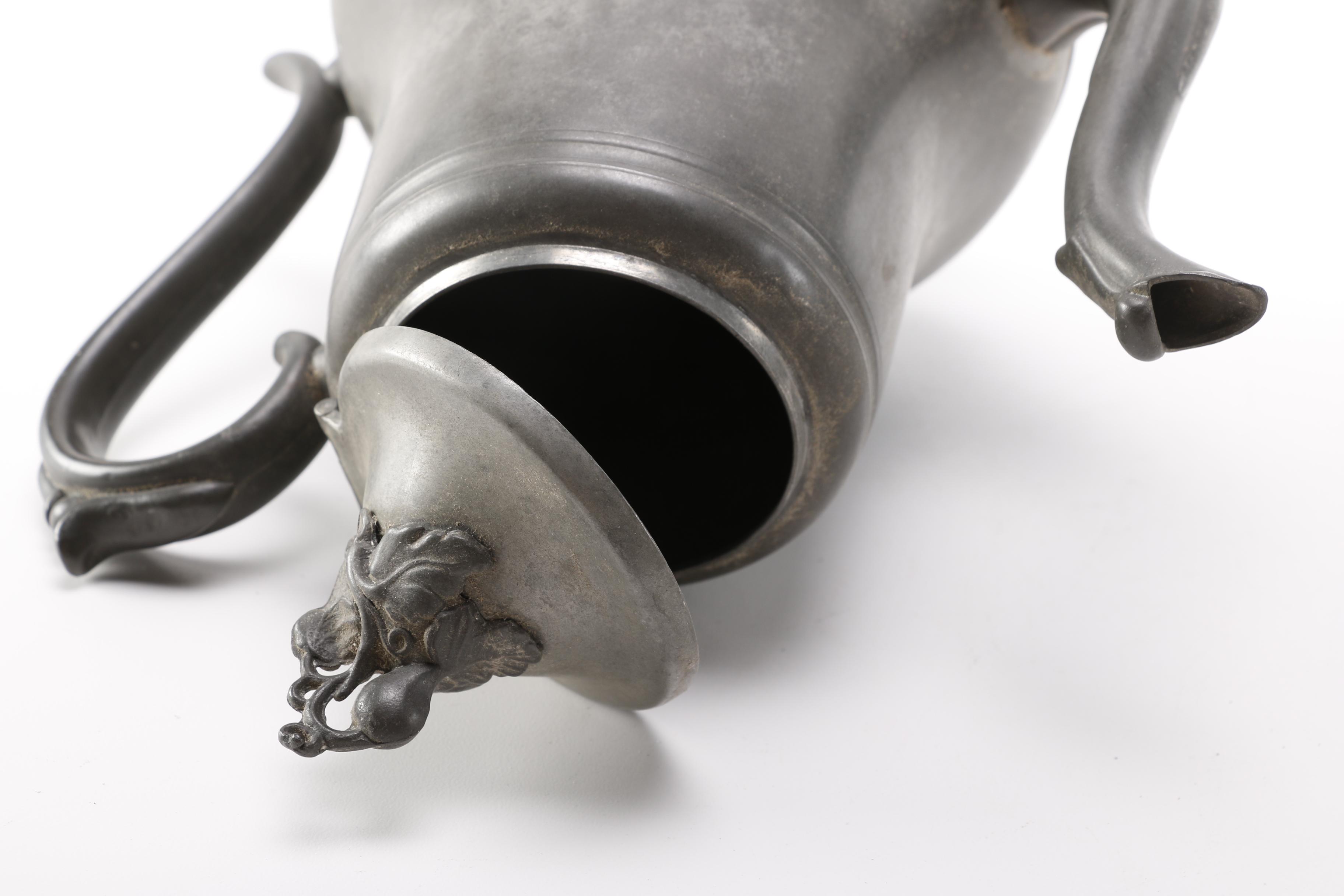 Vintage Aluminum Pitchers and Coffee Pots Including Sunburst and Morey & Ober