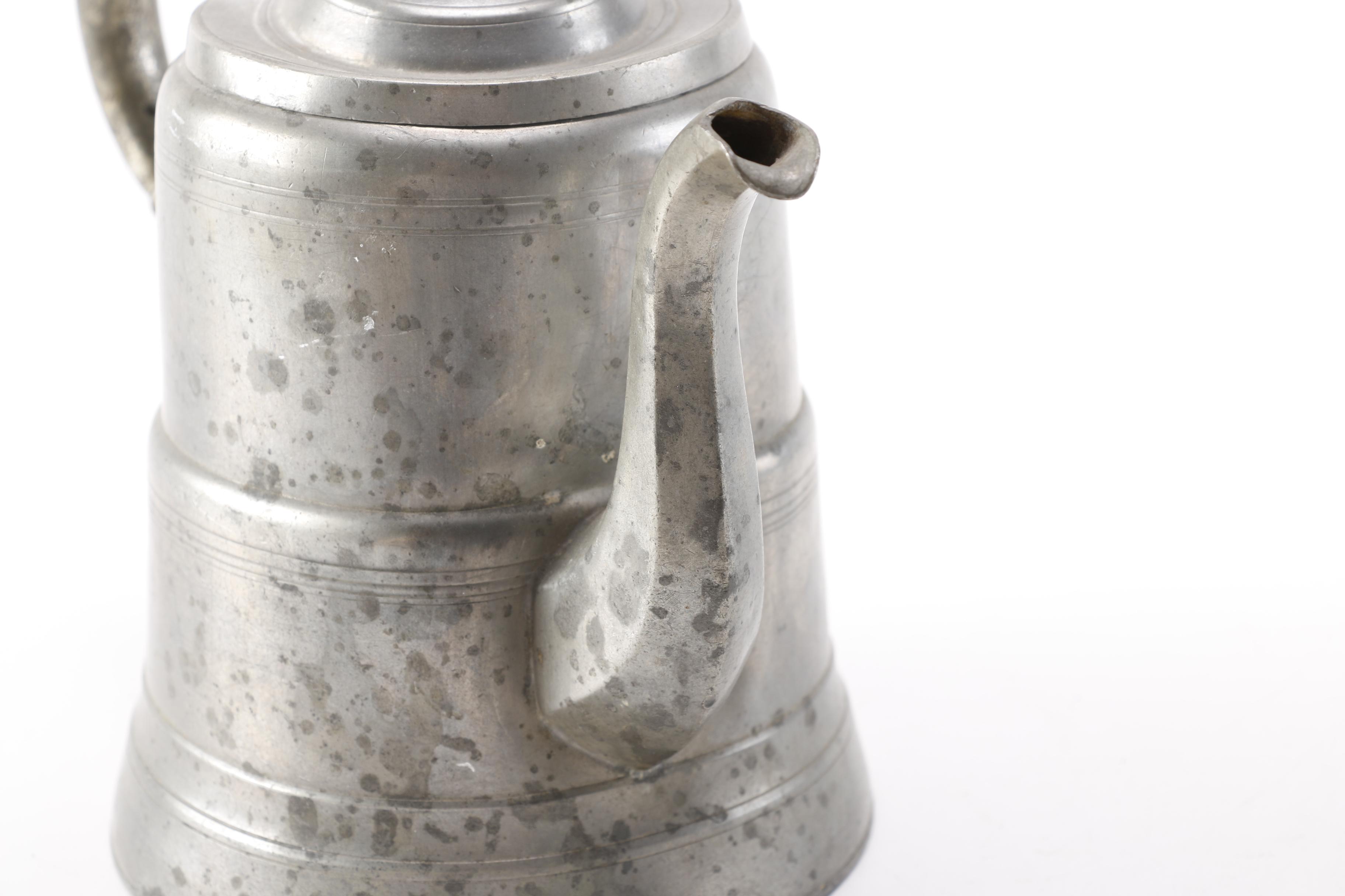 Vintage Aluminum Pitchers and Coffee Pots Including Sunburst and Morey & Ober