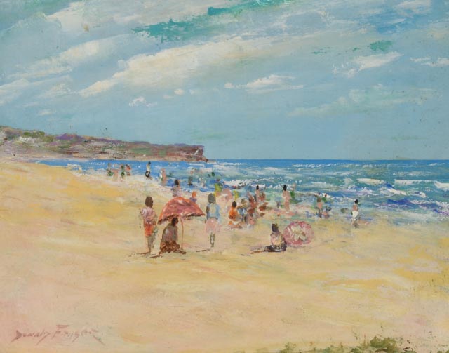 Donald Fraser Original Oil Painting on Board