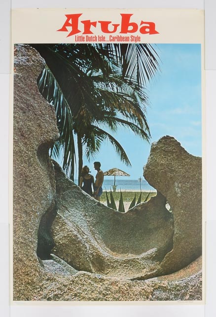 Eight Original 1970s and 80s Aruba Tourism Posters