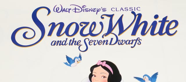 Five 1937 "Snow White and the Seven Dwarfs" 50th Anniversary Posters