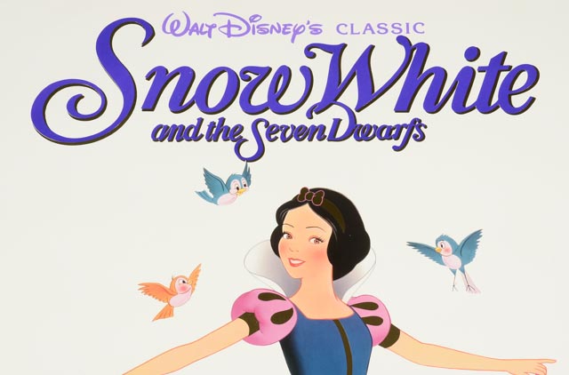 Five 1937 "Snow White and the Seven Dwarfs" 50th Anniversary Posters