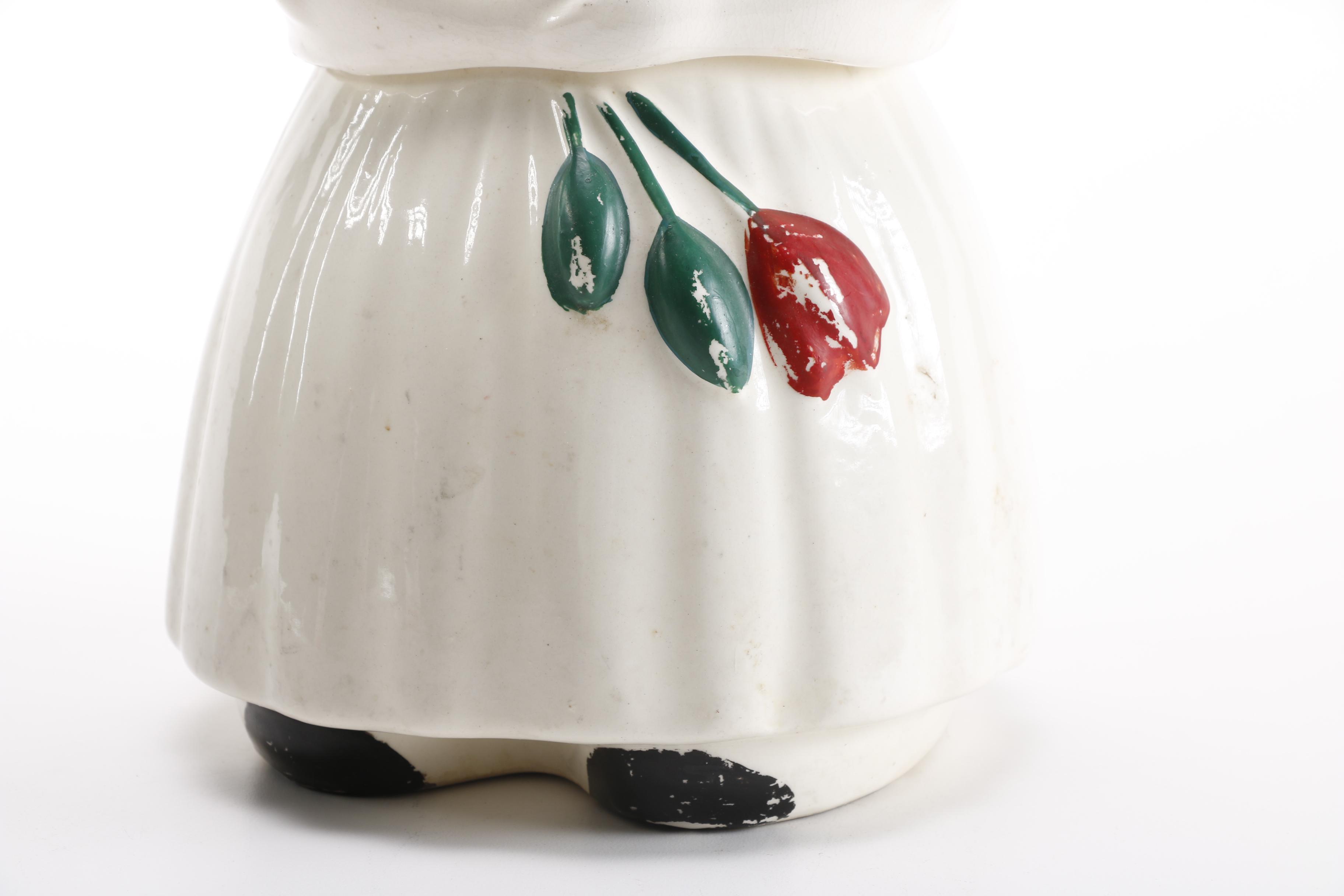 Vintage Dutch Girl Cookie Jar