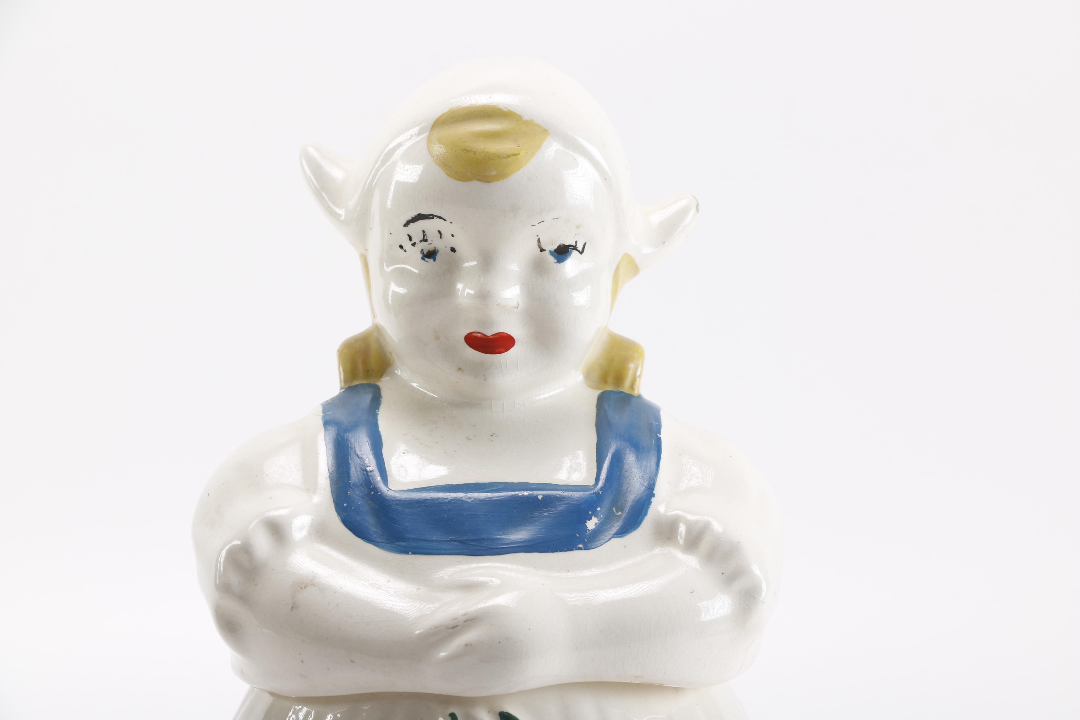 Vintage Dutch Girl Cookie Jar