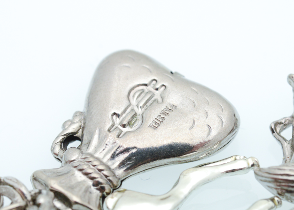 Three Sterling Silver Charm Bracelets