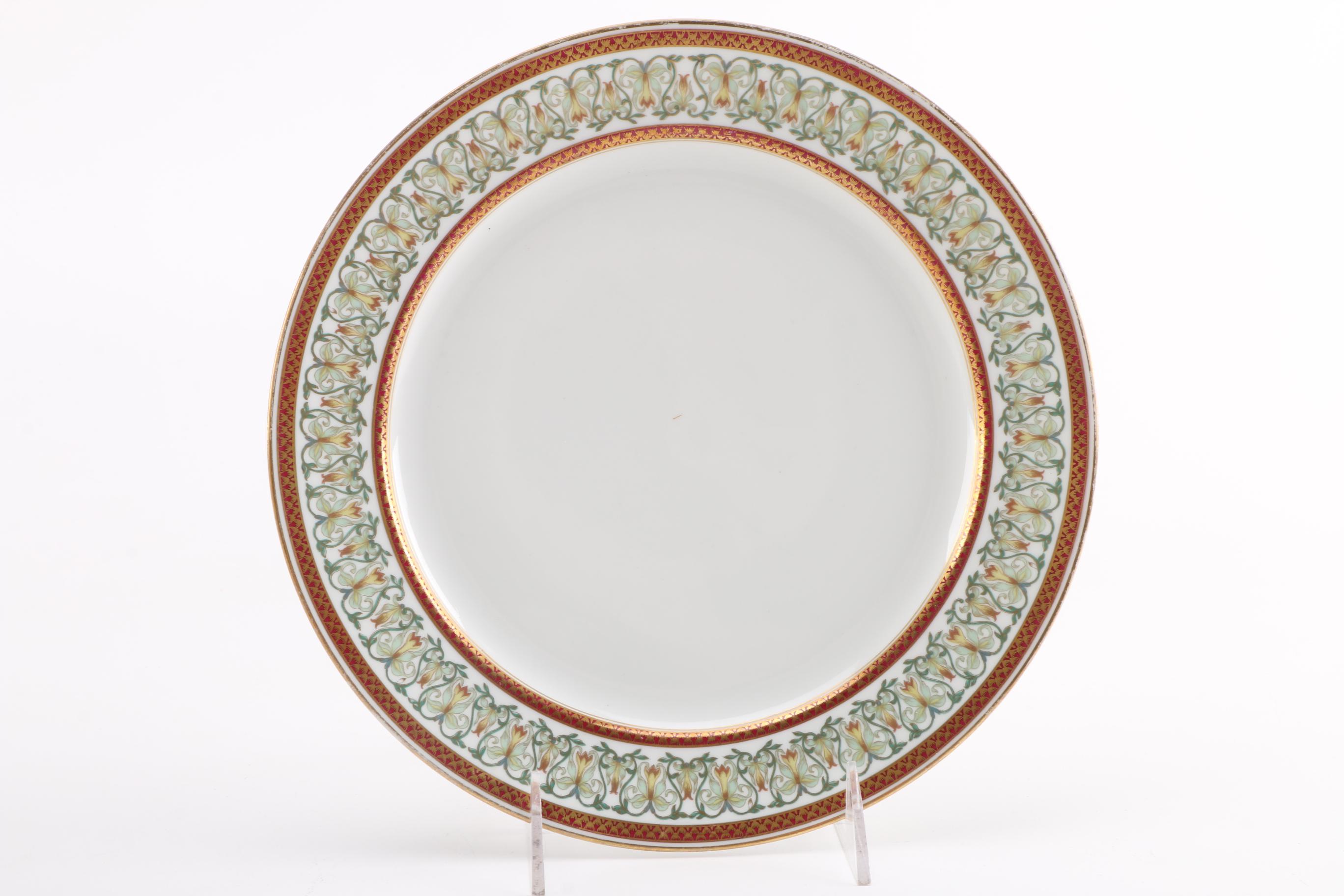 C.H. Field Haviland Limoges Porcelain Plate Set