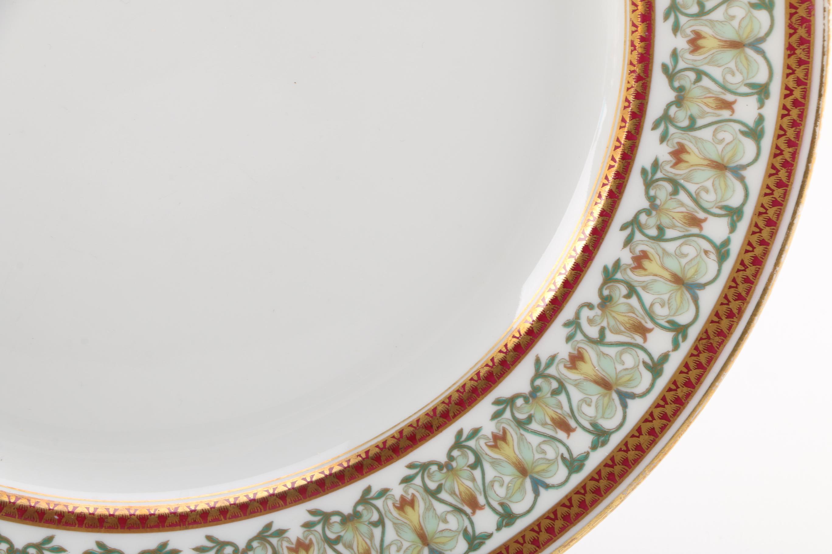 C.H. Field Haviland Limoges Porcelain Plate Set