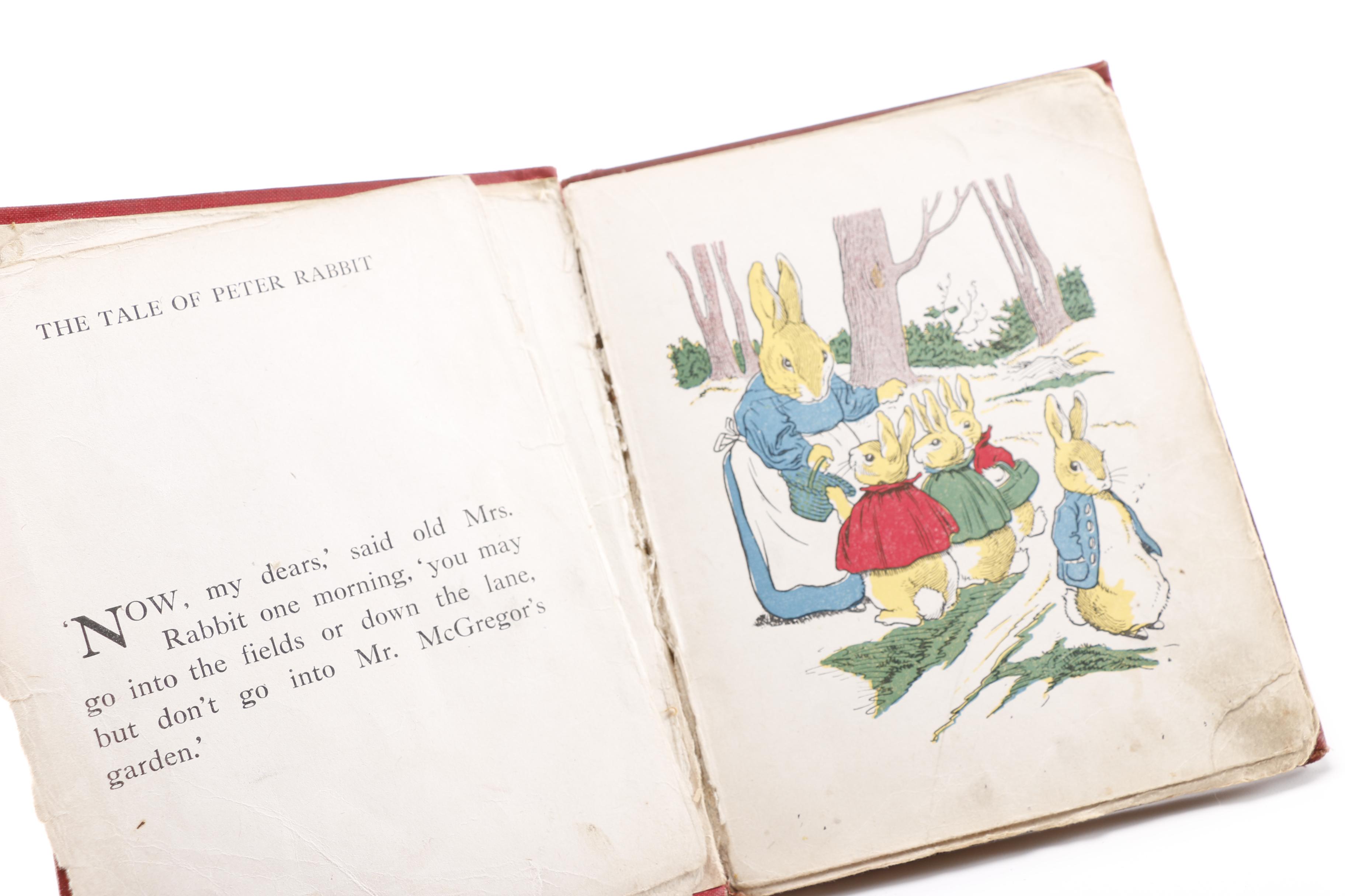 Collection of Vintage Peter Rabbit Series Children's Books
