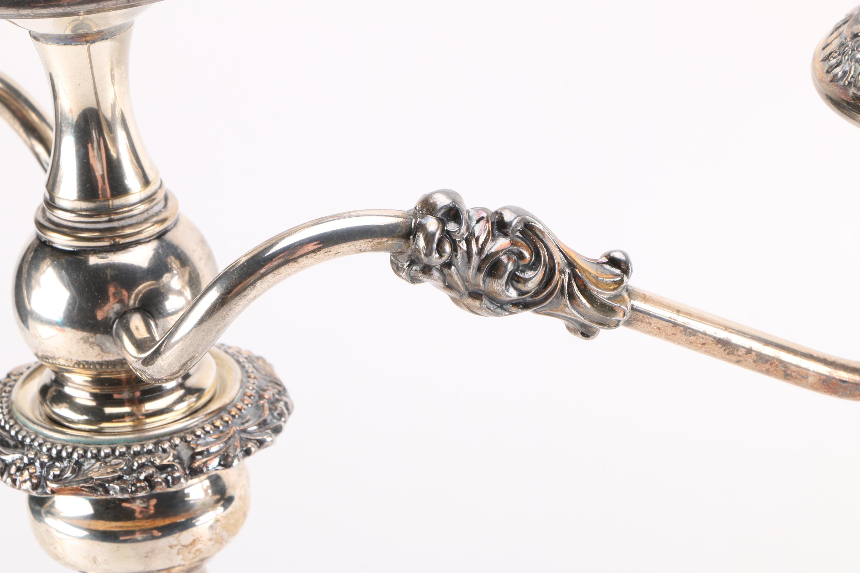 Birmingham Silver Company Silver Plate Candelabra Set