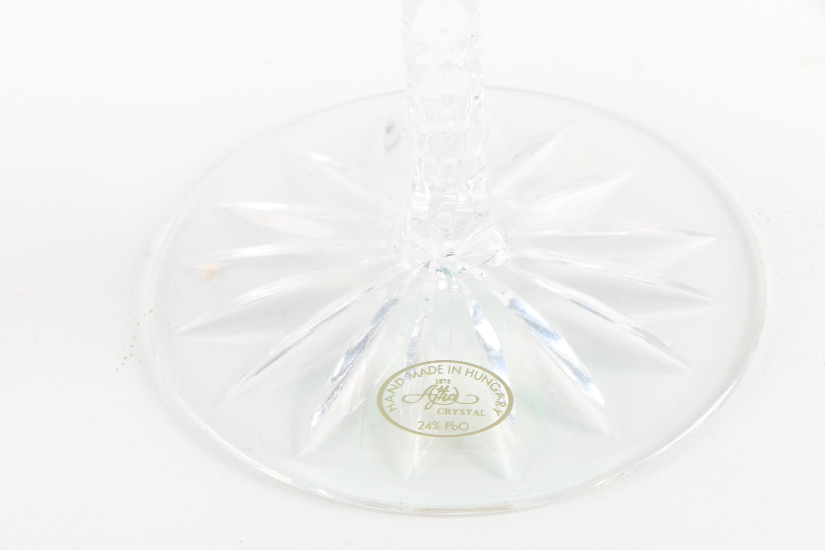 Ajka Crystal "Arabella" Martini Glasses