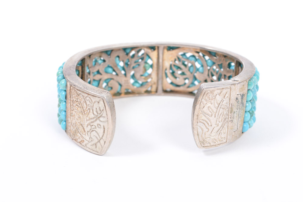 Pair of Sterling Silver Cuff Bracelets