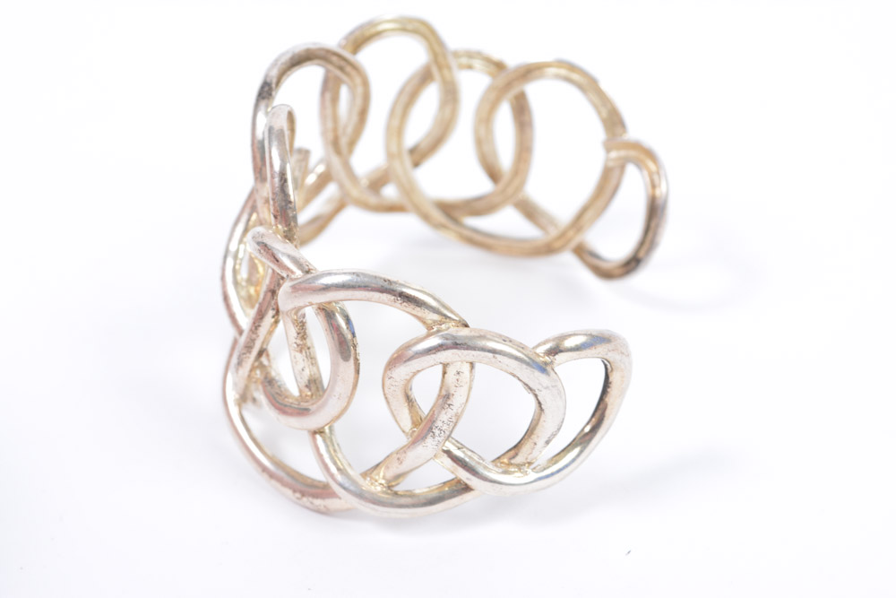 Pair of Sterling Silver Cuff Bracelets