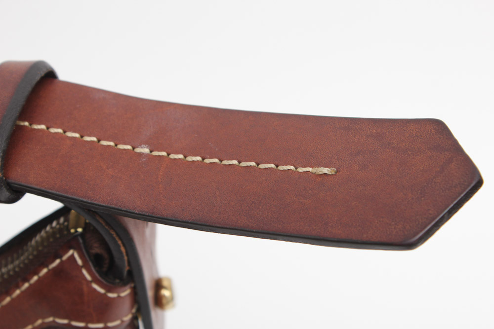 Dooney & Bourke Leather Hobo Shoulder Bag in Brown