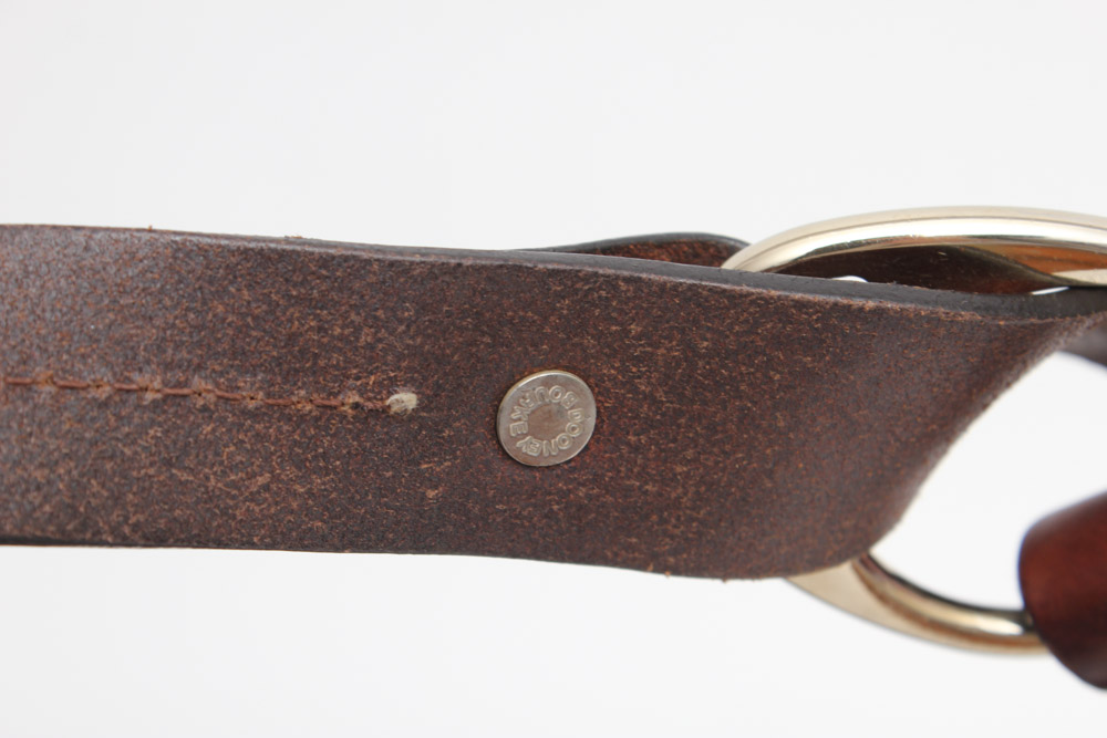 Dooney & Bourke Leather Hobo Shoulder Bag in Brown