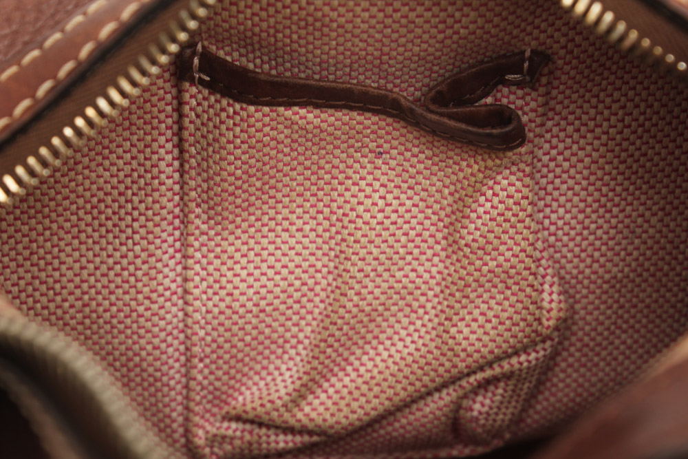 Dooney & Bourke Leather Hobo Shoulder Bag in Brown