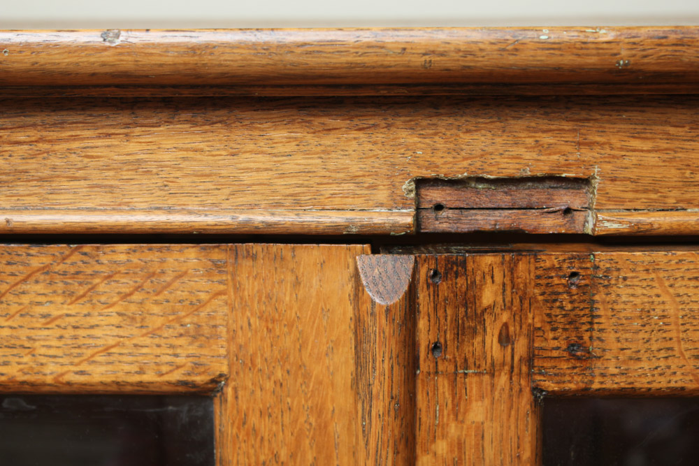 Antique Larkin Soap Co. Oak Display Cabinet