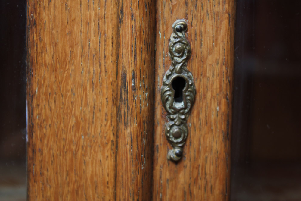 Antique Larkin Soap Co. Oak Display Cabinet